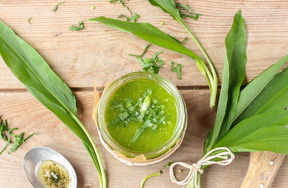 Bärlauch-Erdäpfel-Suppe