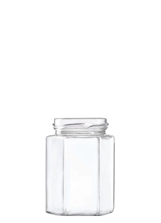 195 ml KONSERVENGLAS 6-eckig